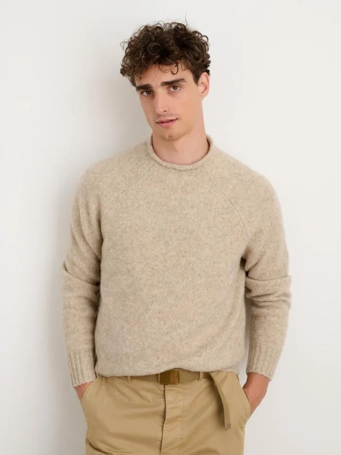 Alex Mill Sweaters Sweatshirts Alex Rollneck Sweater In Alpaca Oatmeal 8211 Men