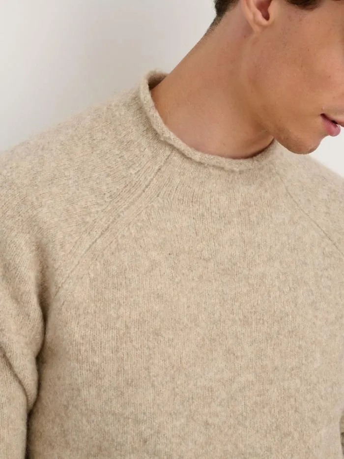 Alex Mill Sweaters Sweatshirts Alex Rollneck Sweater In Alpaca Oatmeal 8211 Men