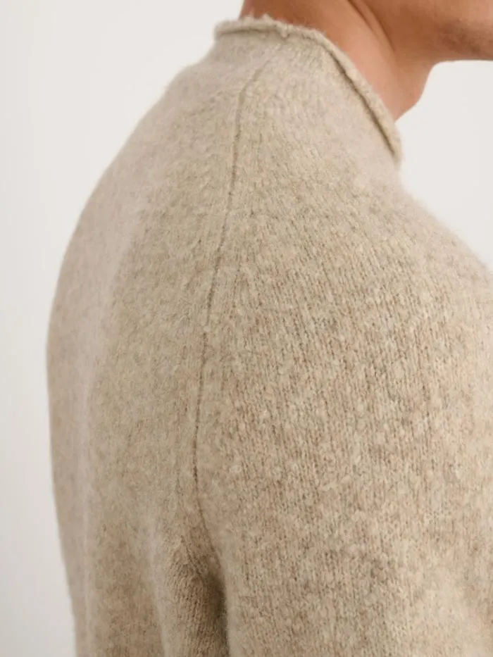 Alex Mill Sweaters Sweatshirts Alex Rollneck Sweater In Alpaca Oatmeal 8211 Men