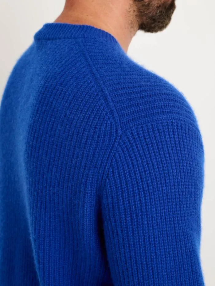 Alex Mill Sweaters Sweatshirts Jordan Sweater In Washed Cashmere Cobalt 8211 Men