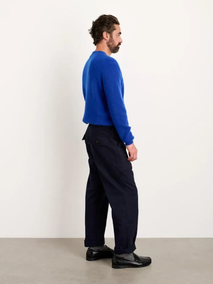 Alex Mill Sweaters Sweatshirts Jordan Sweater In Washed Cashmere Cobalt 8211 Men