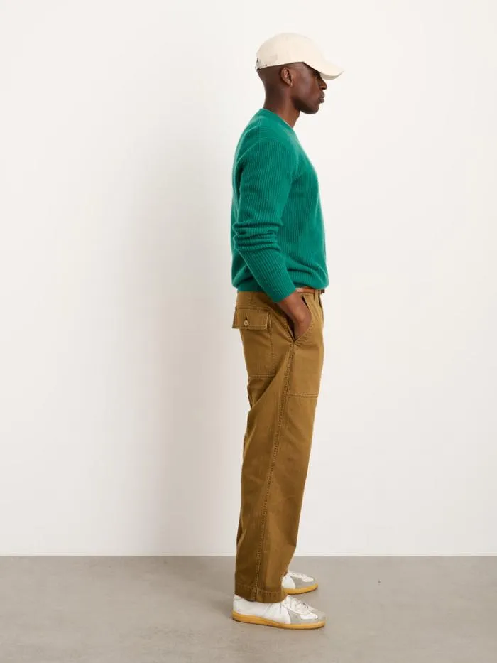 Alex Mill Sweaters Sweatshirts Jordan Sweater In Washed Cashmere Kelly Green 8211 Men