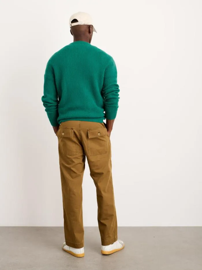 Alex Mill Sweaters Sweatshirts Jordan Sweater In Washed Cashmere Kelly Green 8211 Men