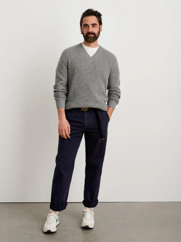 Alex Mill Sweaters Sweatshirts VNeck Sweater In Lightweight Cashmere Heather Grey 8211 Men