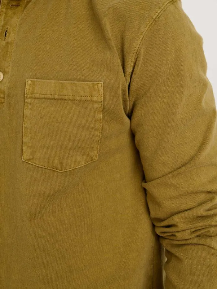 Alex Mill Tees Polos Allan Henley In Heavyweight Jersey Khaki 8211 Men