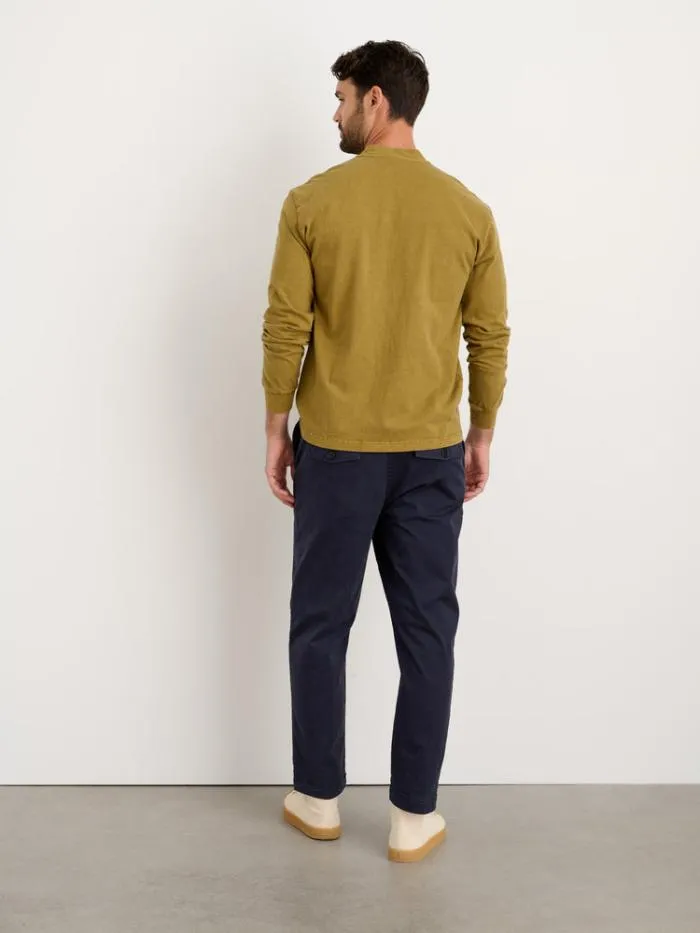 Alex Mill Tees Polos Allan Henley In Heavyweight Jersey Khaki 8211 Men
