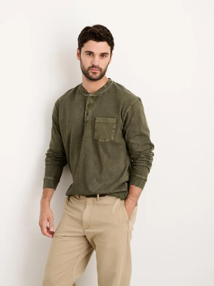 Alex Mill Tees Polos Allan Henley In Heavyweight Jersey Thyme 8211 Men