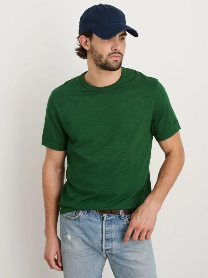Alex Mill Tees Polos Standard T Shirt In Slub Cotton Emerald 8211 Men