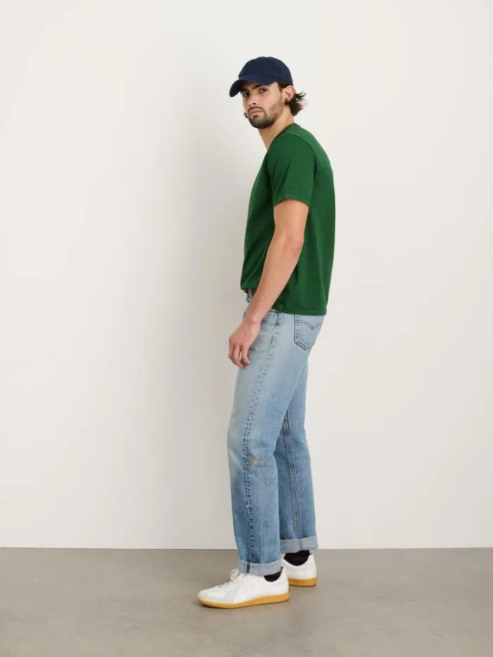 Alex Mill Tees Polos Standard T Shirt In Slub Cotton Emerald 8211 Men