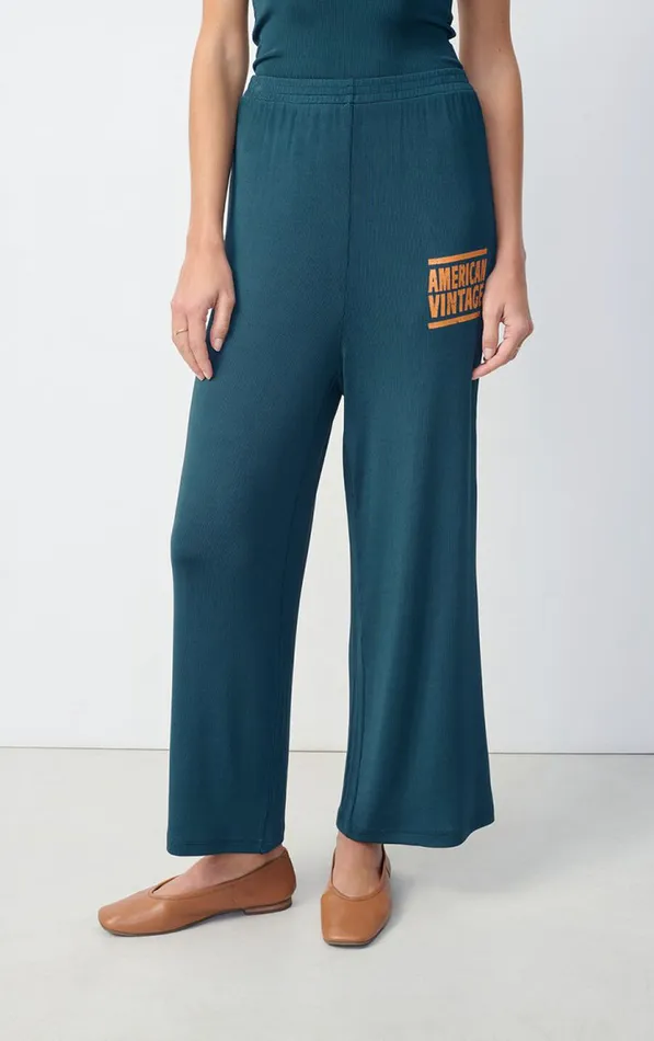 American Vintage Joggers and Leggings Women Joggers Azyro Petrol