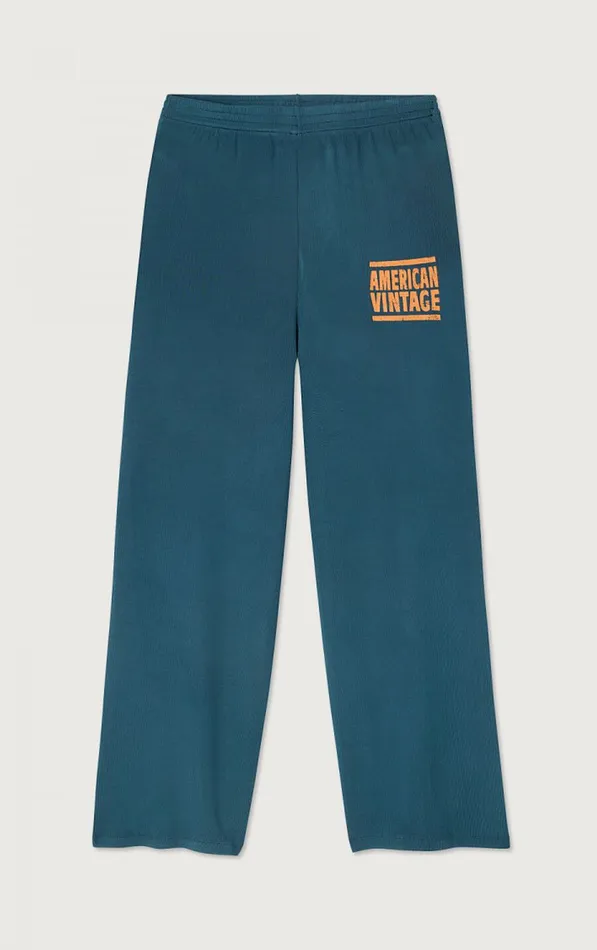 American Vintage Joggers and Leggings Women Joggers Azyro Petrol