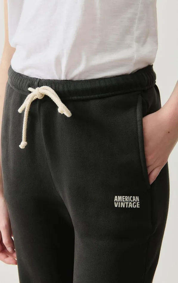American Vintage Joggers and Leggings Women Joggers Izubird Vintage Licorice