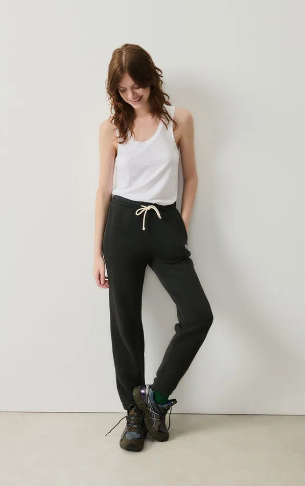 American Vintage Joggers and Leggings Women Joggers Izubird Vintage Licorice