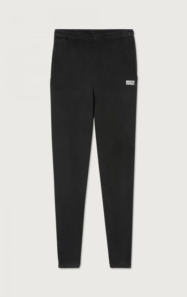 American Vintage Joggers and Leggings Women Joggers Izubird Vintage Licorice