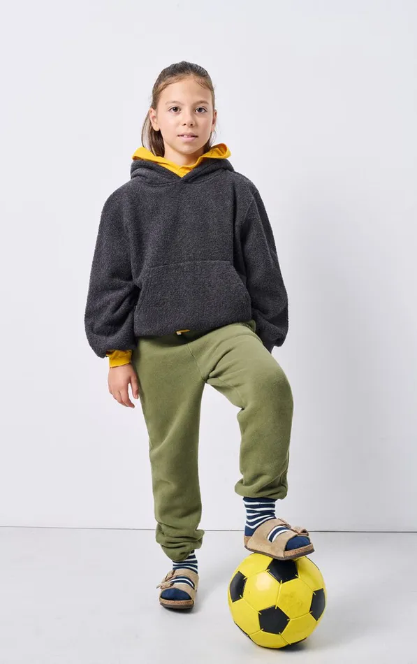 American Vintage Joggers Kids Joggers Izubird Khaki Vintage