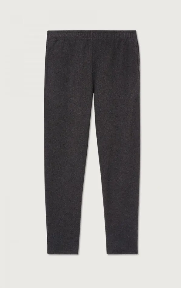 American Vintage Joggers Men Joggers Bobypark Melange Charcoal
