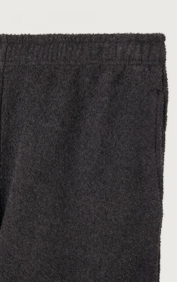 American Vintage Joggers Men Joggers Bobypark Melange Charcoal