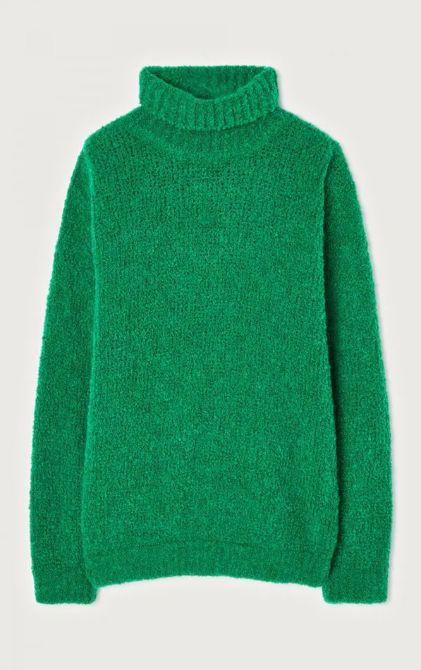 American Vintage Jumpers and Cardigans Men Jumper Zolly Melange Basil American Vintage Jumpers and Cardigans Men Jumper Zolly Melange Basil
