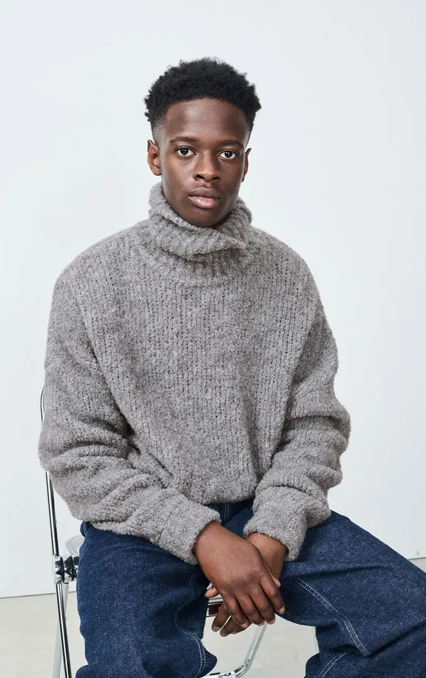 American Vintage Jumpers and Cardigans Men Jumper Zolly Mouse Melange
