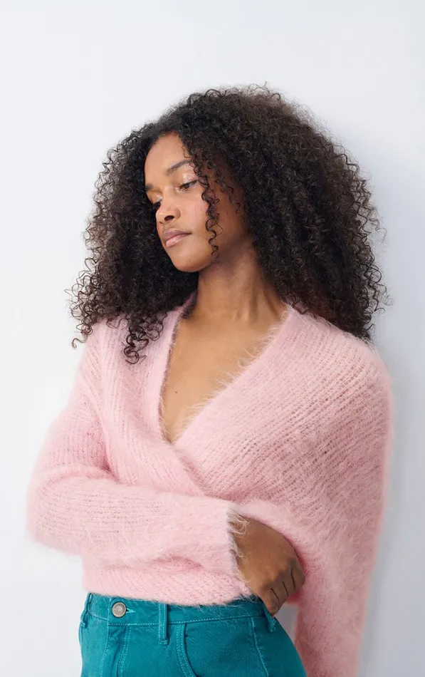 American Vintage Jumpers and Cardigans Women Cardigan Bymi Cotton Candy Melange