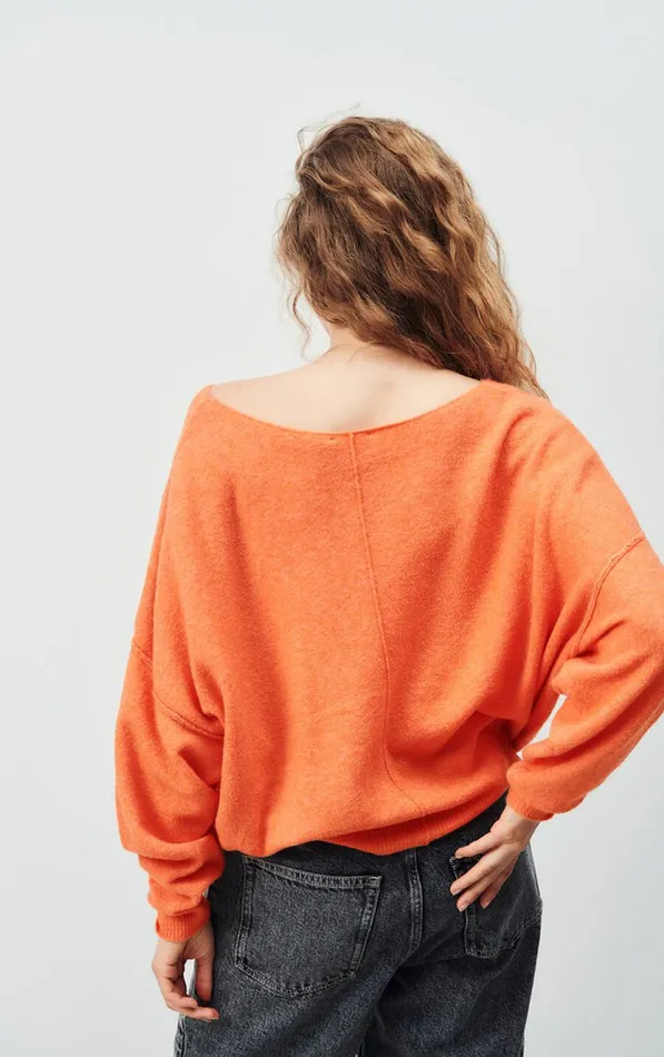 American Vintage Jumpers and Cardigans Women Jumper Damsville Apricotine Melange American Vintage Jumpers and Cardigans Women Jumper Damsville Apricotine Melange