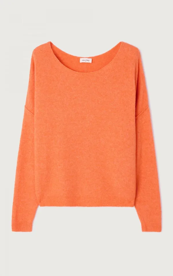 American Vintage Jumpers and Cardigans Women Jumper Damsville Apricotine Melange American Vintage Jumpers and Cardigans Women Jumper Damsville Apricotine Melange