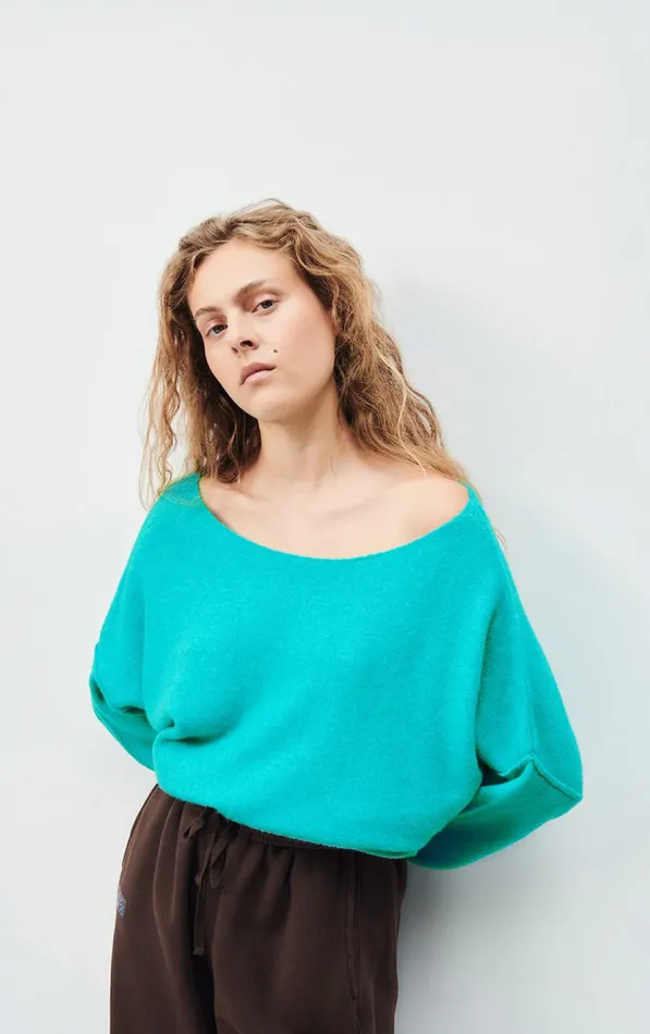 American Vintage Jumpers and Cardigans Women Jumper Damsville Aquatic Melange