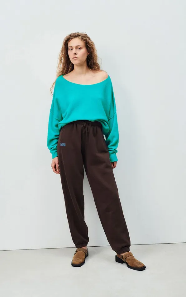 American Vintage Jumpers and Cardigans Women Jumper Damsville Aquatic Melange American Vintage Jumpers and Cardigans Women Jumper Damsville Aquatic Melange