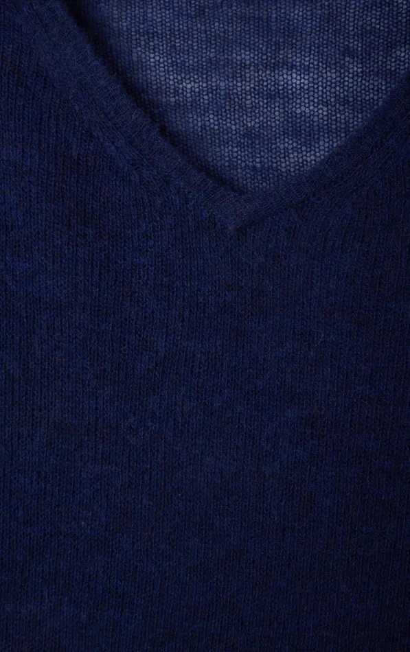 American Vintage Jumpers and Cardigans Women Jumper Dumy Melange Navy American Vintage Jumpers and Cardigans Women Jumper Dumy Melange Navy