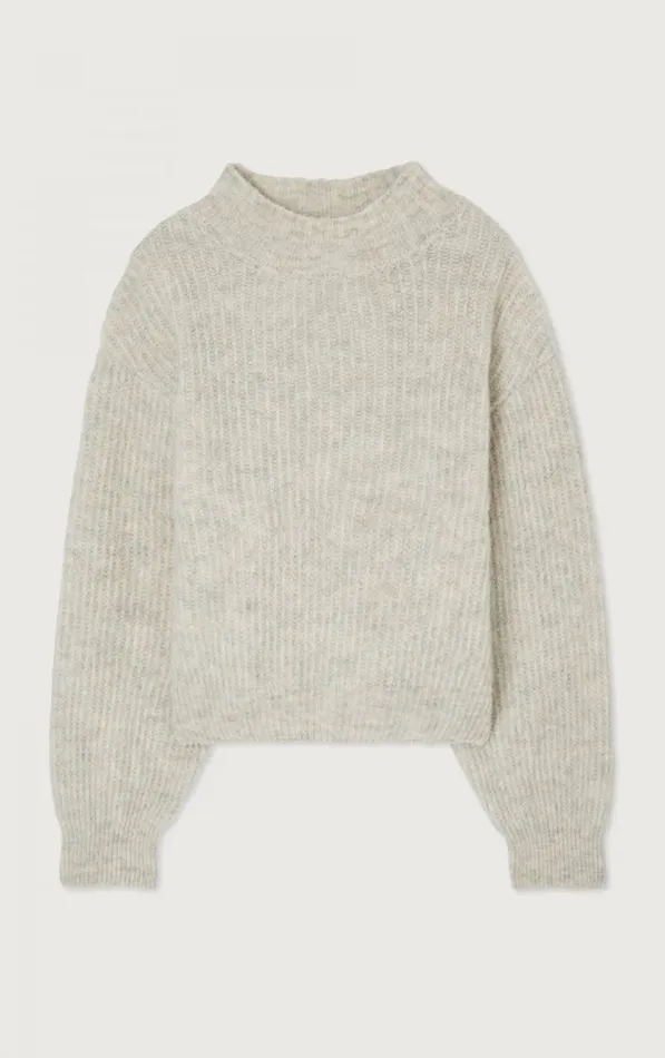 American Vintage Jumpers and Cardigans Women Jumper East Melange Powder Snow