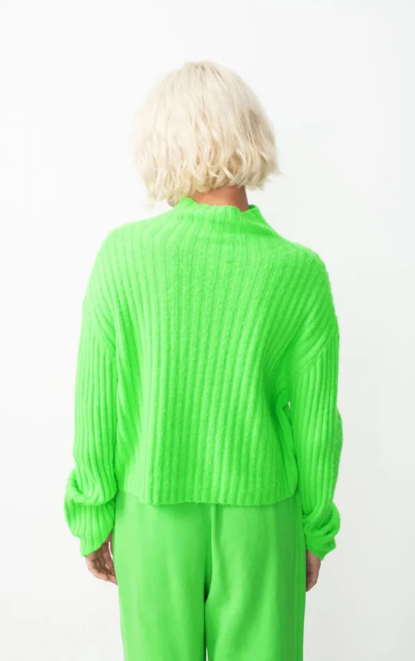 American Vintage Jumpers and Cardigans Women Jumper Falyday Flashy Green American Vintage Jumpers and Cardigans Women Jumper Falyday Flashy Green