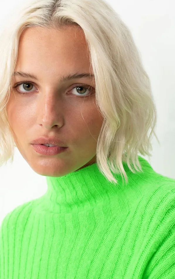 American Vintage Jumpers and Cardigans Women Jumper Falyday Flashy Green American Vintage Jumpers and Cardigans Women Jumper Falyday Flashy Green