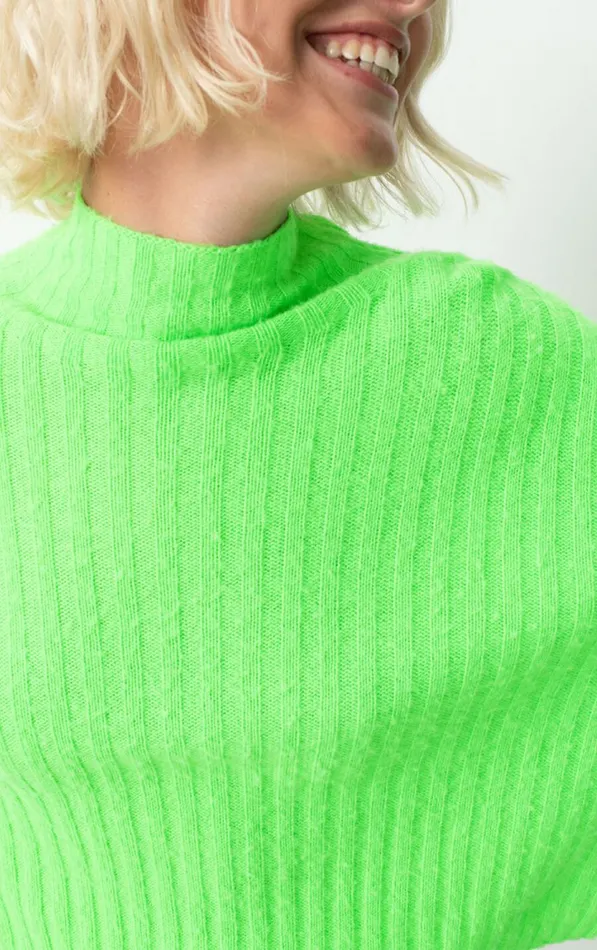 American Vintage Jumpers and Cardigans Women Jumper Falyday Flashy Green American Vintage Jumpers and Cardigans Women Jumper Falyday Flashy Green