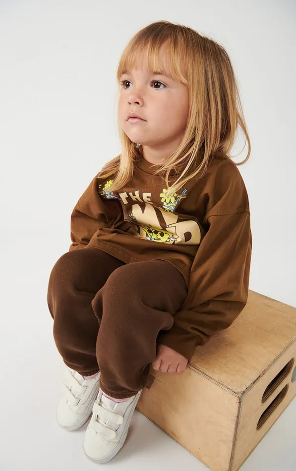 American Vintage Long Sleeve TShirts Kids TShirt Fizvalley Vintage Brunette