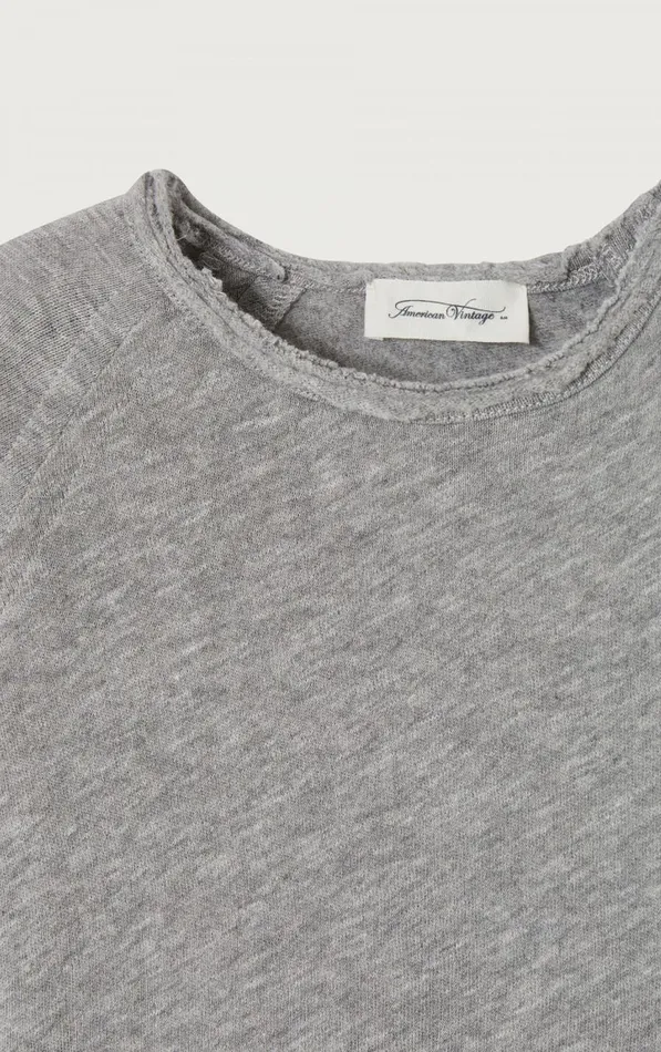 American Vintage Long Sleeve TShirts Kids TShirt Sonoma Heather Grey