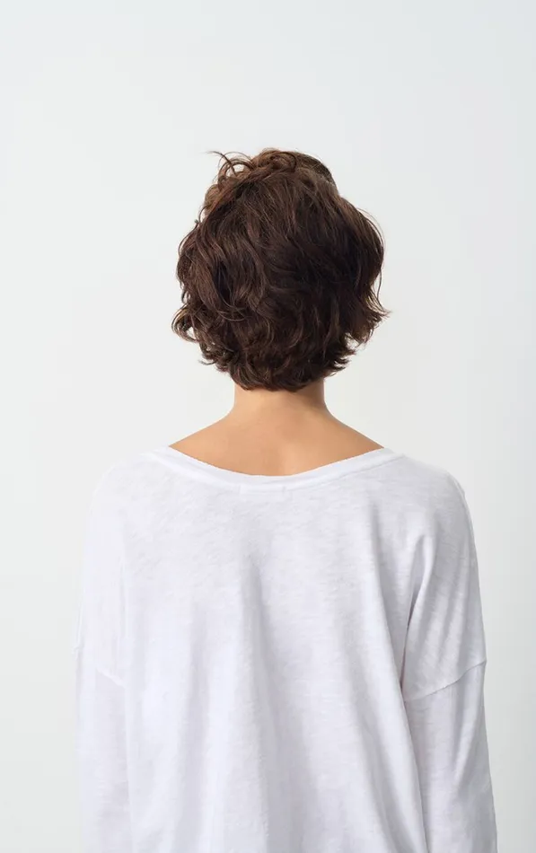 American Vintage Long Sleeve TShirts Women TShirt Sonoma White