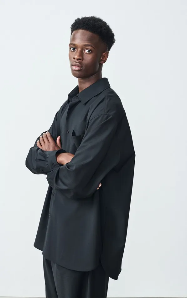 American Vintage Shirts Men Shirt Doacity Black American Vintage Shirts Men Shirt Doacity Black