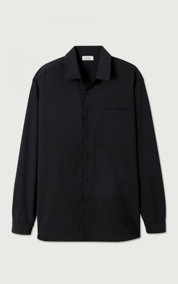 American Vintage Shirts Men Shirt Doacity Black American Vintage Shirts Men Shirt Doacity Black