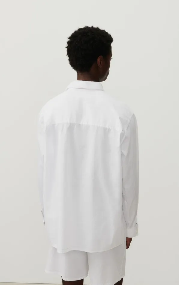 American Vintage Shirts Men Shirt Iskorow White American Vintage Shirts Men Shirt Iskorow White