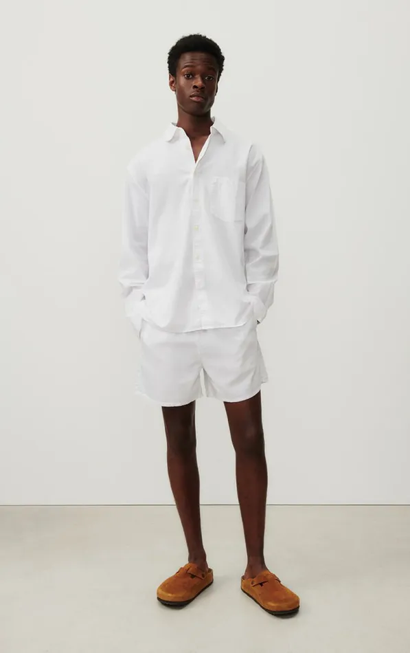American Vintage Shirts Men Shirt Iskorow White American Vintage Shirts Men Shirt Iskorow White