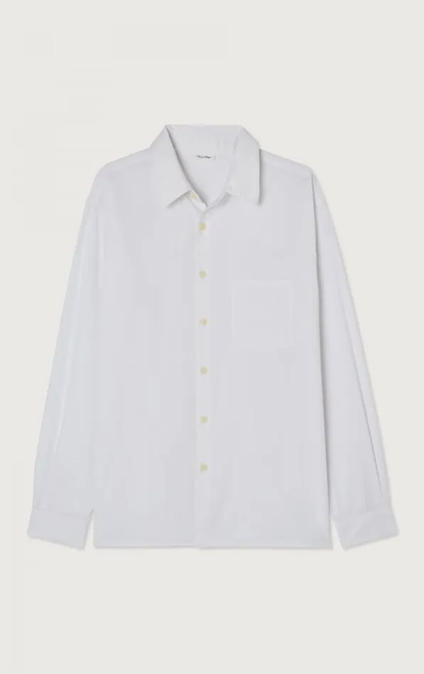American Vintage Shirts Men Shirt Iskorow White American Vintage Shirts Men Shirt Iskorow White
