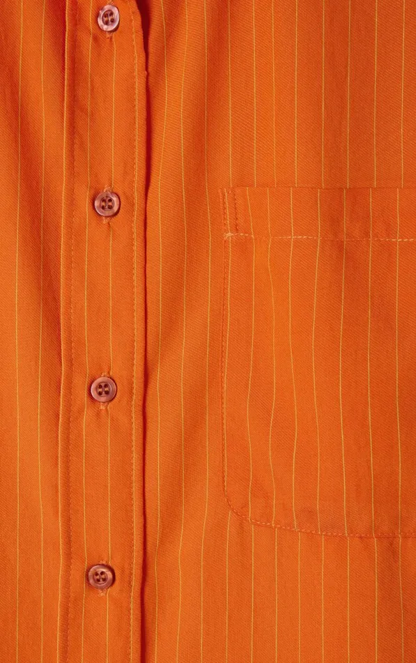 American Vintage Shirts Women Shirt Okyrow Striped Cinnamon American Vintage Shirts Women Shirt Okyrow Striped Cinnamon