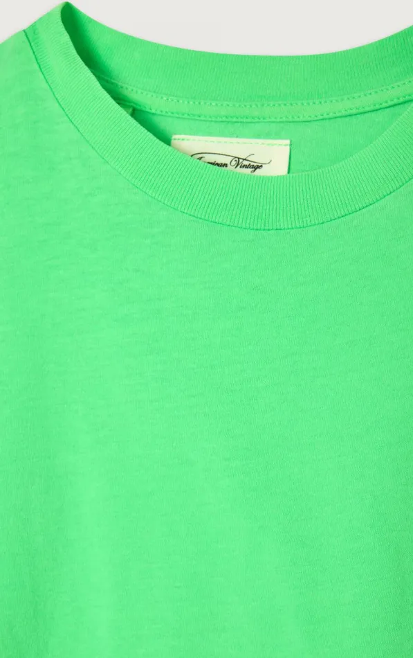 American Vintage Short Sleeve TShirts Kids TShirt Gamipy Flashy Green