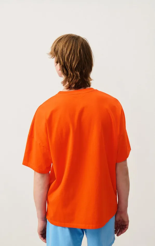 American Vintage Short Sleeve TShirts Men TShirt Fizvalley Orange Vintage American Vintage Short Sleeve TShirts Men TShirt Fizvalley Orange Vintage