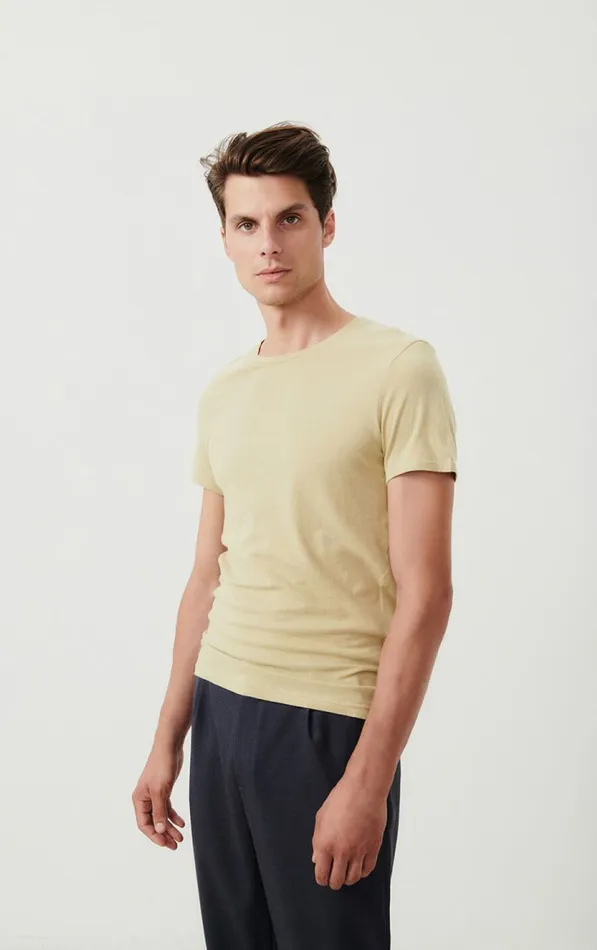 American Vintage Short Sleeve TShirts Men TShirt Gamipy Oat