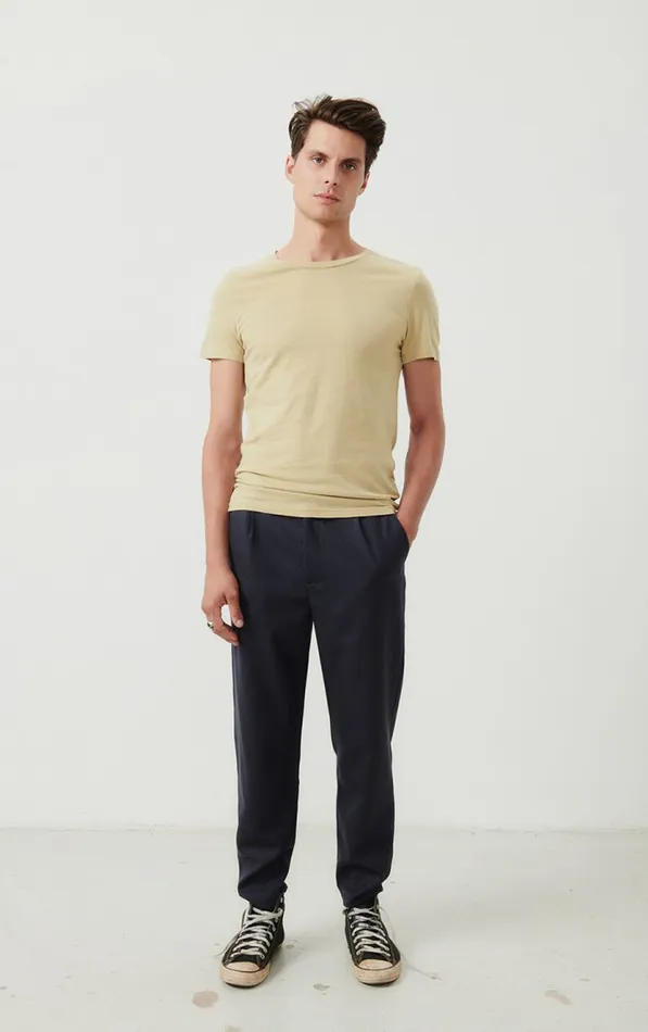 American Vintage Short Sleeve TShirts Men TShirt Gamipy Oat