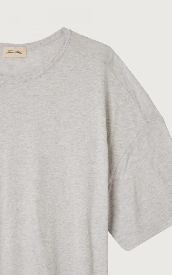American Vintage Short Sleeve TShirts Men TShirt Gamipy Polar Melange