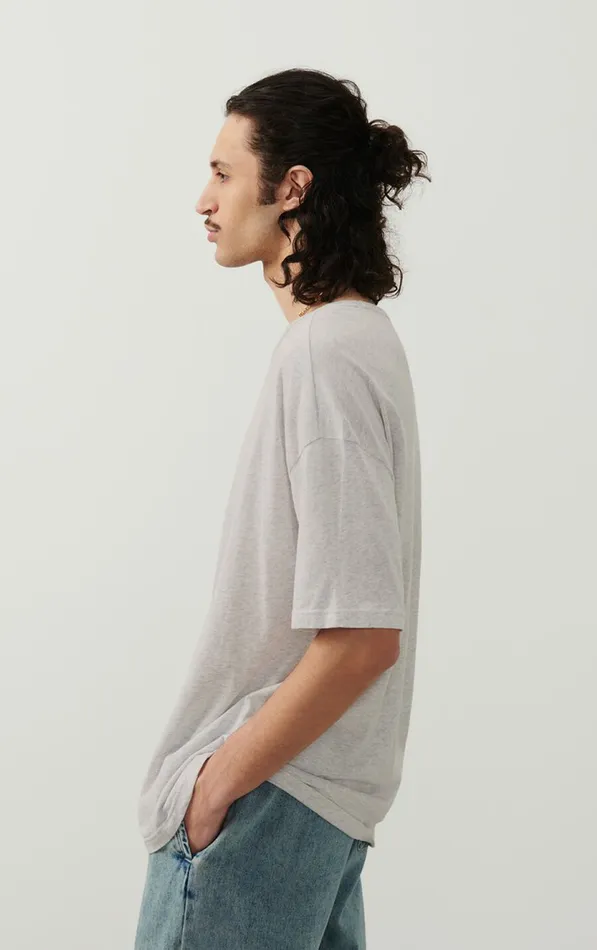 American Vintage Short Sleeve TShirts Men TShirt Gamipy Polar Melange