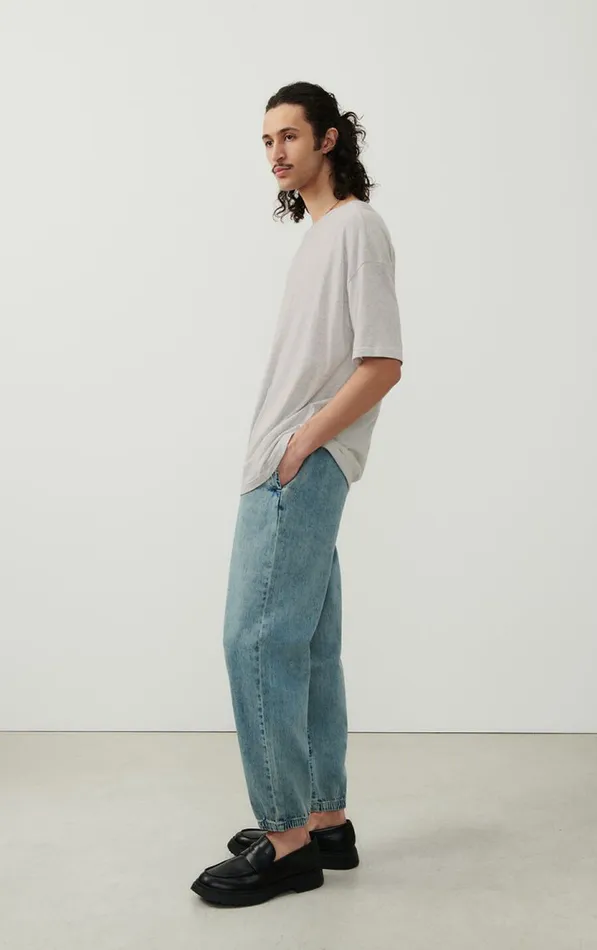 American Vintage Short Sleeve TShirts Men TShirt Gamipy Polar Melange