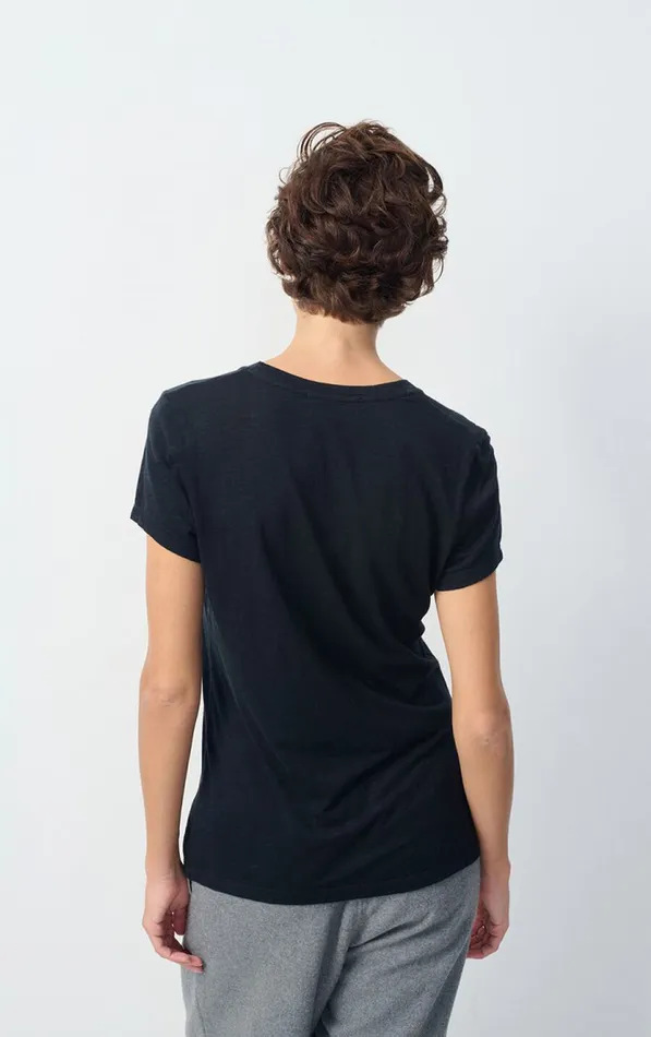American Vintage Short Sleeve TShirts Women TShirt Jacksonville Black